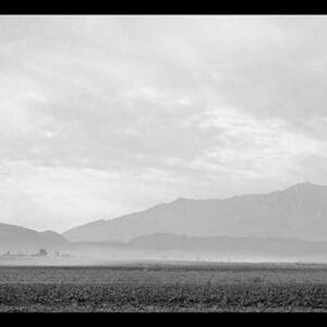 Dust Storm over the Manzanar Relocation Camp by Ansel Adams - Art Print