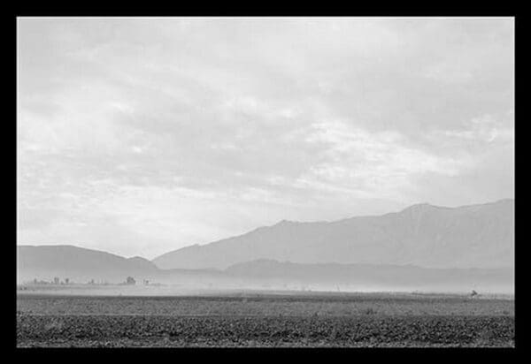 Dust Storm over the Manzanar Relocation Camp by Ansel Adams - Art Print