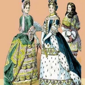 Dutchess of Portsmouth and Maria Ann of Bern by Richard Brown - Art Print