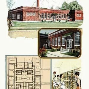 E.W. Walker School by Geo E. Miller - Art Print