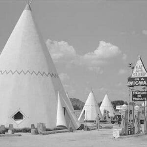 East and sleep in a Wigwam by Marion Post Wolcott - Art Print