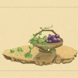 Eggplant and Charantia by Sofu Teshigawara - Art Print