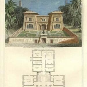Egyptian Pavillion by Richard Brown - Art Print