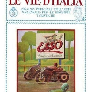 Esso - The Road of Italy - Art Print