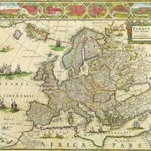 Europe by Willem Blaeu - Art Print
