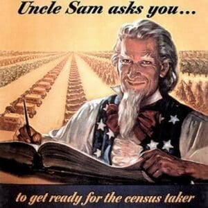 Farmers! Uncle Sam Asks You by Jerome Rogen - Art Print