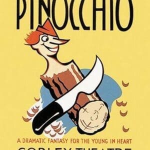 Federal Theatre Presents Pinocchio at the Copley Theatre by WPA - Art Print