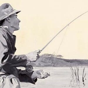 Fly Fishing by Ken Cowhey - Art Print