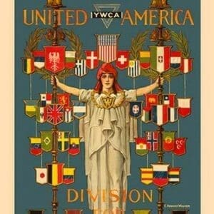 For United America by C. Howard Walker - Art Print