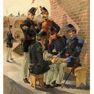 Fort R&R - 1851 - 1854 - Checkers For All Branches By Henry Alexander Ogden - Art Print