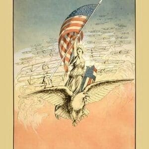Forward America! by Carroll Kelly - Art Print