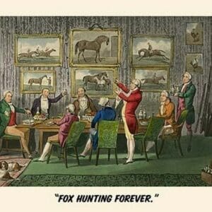 Fox Hunting Forever by Henry Alken - Art Print