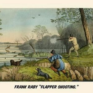 Frank Raby Flapper Shooting by Henry Alken - Art Print