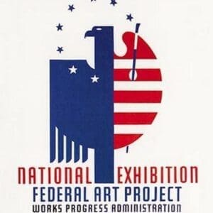 Frontiers of American Art: National Exhibition by WPA - Art Print