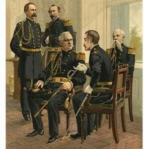 Full Dress General Staff - 1888 - Big Mustaches Are Rank By Henry Alexander Ogden - Art Print