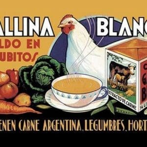 Gallina Blanca - Art Print