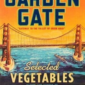Garden Gate Selected Vegetables - Art Print