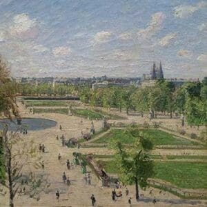 Garden of the Tuileries in the Spring by Camille Pissarro - Art Print