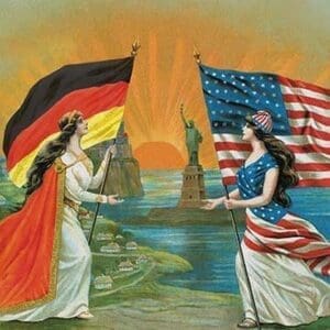 German American Friendship - Art Print