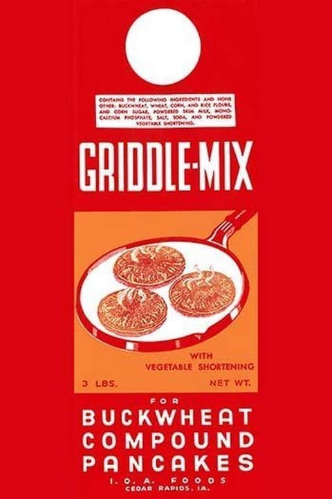 Griddle Mix Art Posters Or Prints On Paper Or Canvas Vintage