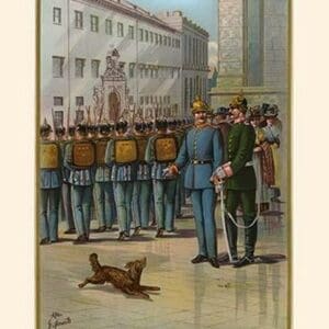 Guard Mount at Munich - 2nd Regiment of Infantry - Body Guards 'Crown Prince' 3rd Regiment of Chevaulegers 'D by G. Arnold - Art Print
