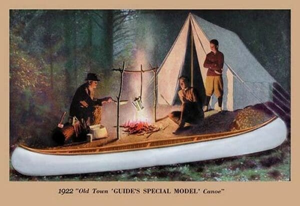 Guide's Special Model Canoe - Art Print