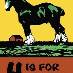 H is for Horse by Charles Buckles Falls - Art Print