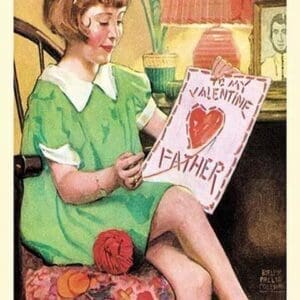 Happy Valentine's Father - Art Print
