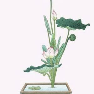Hasu (Lotus) in Sunabachi by Josiah Conder #2 - Art Print