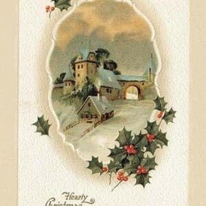 Hearty Christmas Greetings - Art Print