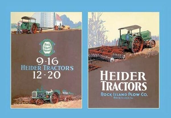 Heider Tractors - Art Print