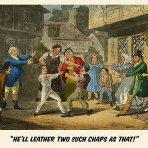 He'll Leather Two such Chaps as That by Henry Alken - Art Print