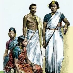 Hindu King and Family