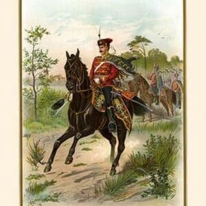 Hussar Body Guard Regiment by G. Arnold - Art Print