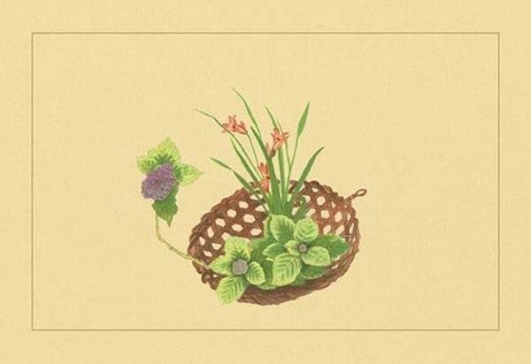 Hydrangea and Daylily by Sofu Teshigawara - Art Print
