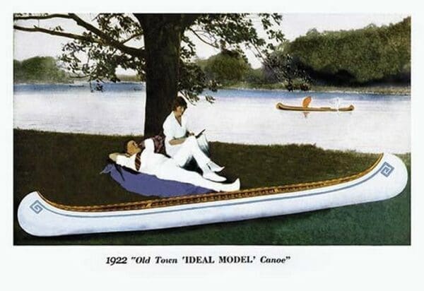 Ideal Model Canoe - Art Print