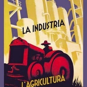 Industry and Agriculture for the Front by Fontsere - Art Print