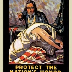 It's Up to You to Protect the Nation's Honor by Schneck - Art Print