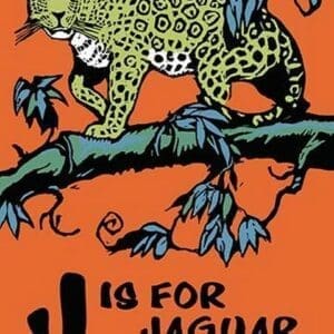 J is for Jaguar by Charles Buckles Falls - Art Print