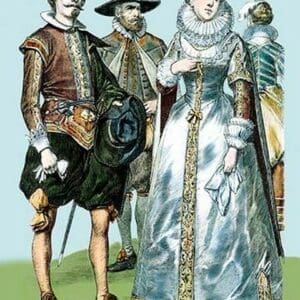 James Marquis of Hamilton and Francis Dutchess of Genoa by Richard Brown - Art Print