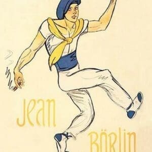 Jean Borlin by Theophile Alexandre Steinlen - Art Print