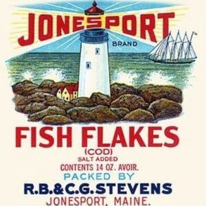 Jonesport Fish Flakes #3 - Art Print