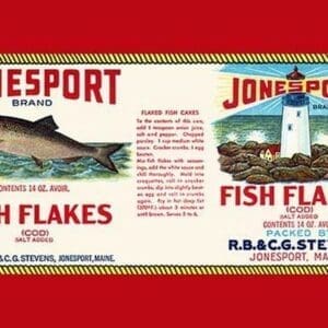 Jonesport Fish Flakes - Art Print