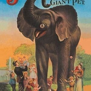 Jumbo - The Children's Giant Pet - Art Print
