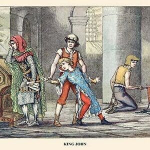 King John by H. Sidney - Art Print