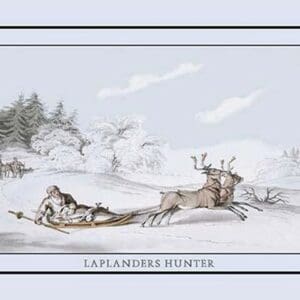 Laplanders Hunter by Atkinson - Art Print
