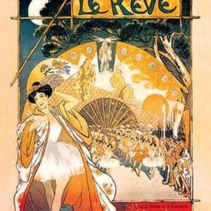 Le Reve by Theophile Alexandre Steinlen - Art Print