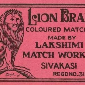 Lion Brand Coloured Matches - Art Print