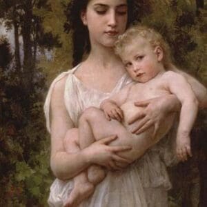 Little Brother by William Bouguereau - Art Print