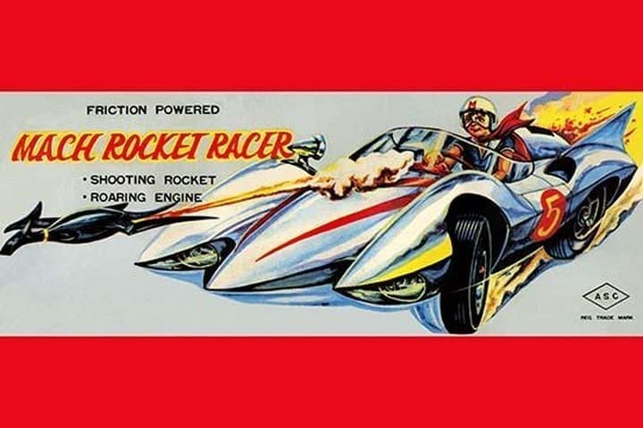 Max's Rocket Racer Mach Rocket Racer - Art Print | Vintage Image Shop
